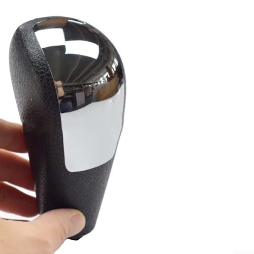 Für Ford Focus MK2 Fiesta 2005 2008 Automatischer Schaltknauf ABS Ersatz Staubabweisend Schalthebel (helles Silber) von zeroupshop