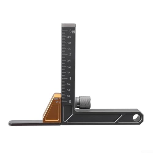 Höhen leicht gemachtes Messgerät, perfekt für jede Holzarbeiter-Werkstatt, konzentriert sich auf Praktikabilität und Effizienz (Zoll) von zeroupshop