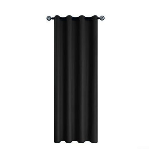 Isolierte Verdunkelungsvorhänge, um gemütliche Temperaturen in jedem Raum zu halten (schwarz) von zeroupshop