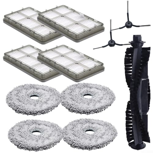 Komplettes Hauptbürsten-Seitenbürsten-Filter- und Wischmopp-Pad-Set für Ultenic MC1 Roboter-Staubsauger zur Verbesserung der Reinigungsabdeckung und Staubentfernung Komplettes Hauptbürsten-Seitenbürsten-Filter- und Wischmopp-Pad-Set für Ultenic MC1 Roboter-Staubsauger zur Verbesserung der Reinigungsabdeckung und Staubentfernung von zeroupshop