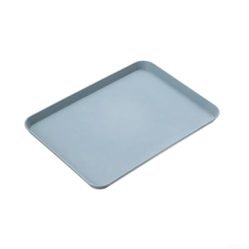 Kunststoff-Tablett zur Aufbewahrung von Lebensmitteln, perfekt für Restaurants, Cafés und Häuser (blau) von zeroupshop