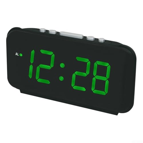 LED-Wecker mit anpassbarem Display und verstellbarem Alarm für täglichen Komfort (grün) von zeroupshop
