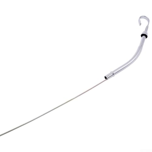 Laufender zuverlässiger Ölmessstab für Chevrolet für SBC 283 327 350 383 400 Motormodelle 1955 1979 Metallbau (Silber) von zeroupshop