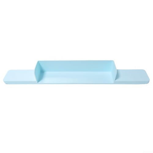 Leicht zu reinigende Badewannen-Seitenablage zur Aufbewahrung von Spielzeug und Wasserspritzkontrolle (blau) von zeroupshop