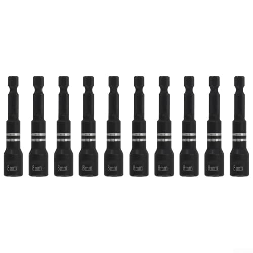 Magnetisches Steckschlüssel-Adapter-Set für verbesserte Werkzeugfunktionalität, 8 mm, 10 Stück Magnetisches Steckschlüssel-Adapter-Set für verbesserte Werkzeugfunktionalität, 8 mm, 10 Stück von zeroupshop