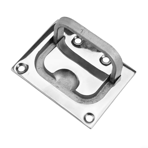 Marine-Grade Edelstahl bündig Zugringgriff 2 Stück für Bootsluken von zeroupshop