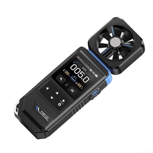 Professionelles Handthermometer FAM02 3in1 Anemometer und Feuchtigkeitsmessgerät mit Kurvenaufzeichnung und Dreifachsystem zur Umweltüberwachung Professionelles Handthermometer FAM02 3in1 Anemometer und Feuchtigkeitsmessgerät mit Kurvenaufzeichnung und Dreifachsystem zur Umweltüberwachung von zeroupshop