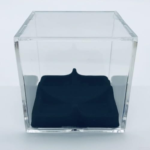 Protect and Showcase 2er-Pack transparente Vitrinen für Baseballs mit Flanellboden von zeroupshop