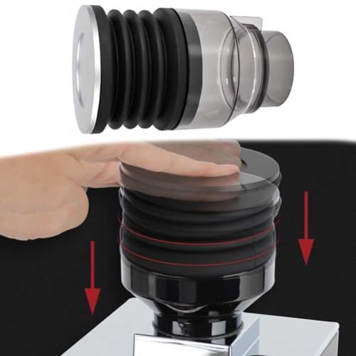 Robuste Kaffeemühle Trichter Zubehör für verbesserte Leistung passend für verschiedene Espressomaschinen Modelle (D) von zeroupshop
