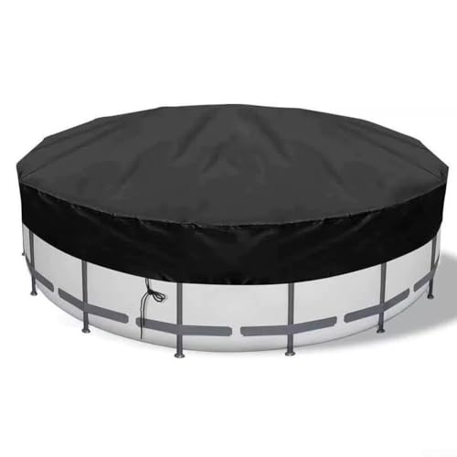 Runde Poolabdeckung, 2,4 m, strapazierfähig, reißfest, PVC, entworfen für Tank-Pools, Whirlpools und mehrere Anwendungen im Freien von zeroupshop