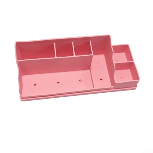 Schicker Silikon-Organizer für effiziente Aufbewahrung von Bad und Küche (hellrot) von zeroupshop