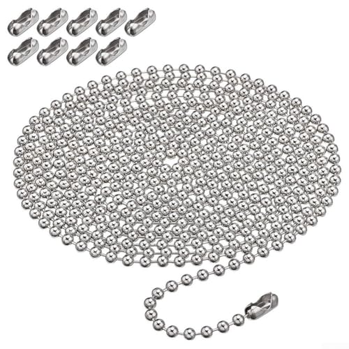 Set aus Metallperlen und Ketten, perfekte Ersatzteile für Jalousien und Vorhänge (Ketten- und Schnallenset) von zeroupshop