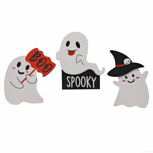 Set mit 3 kreativen Halloween-Dekorationen für Tischplatte und festliche Zusammenkünfte (B) von zeroupshop