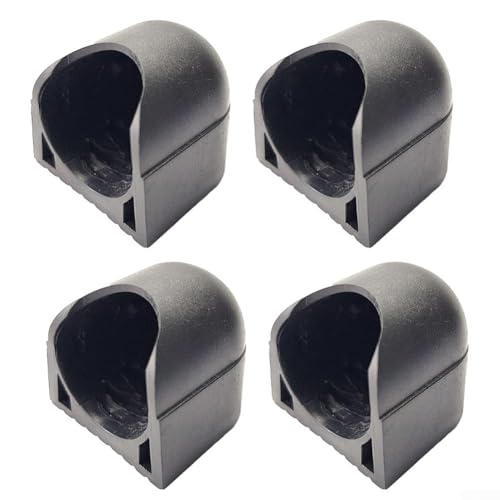 Stepper Rudergerät Essentials und leichte Fußpolster, 4er-Set (Schwarz 01) von zeroupshop