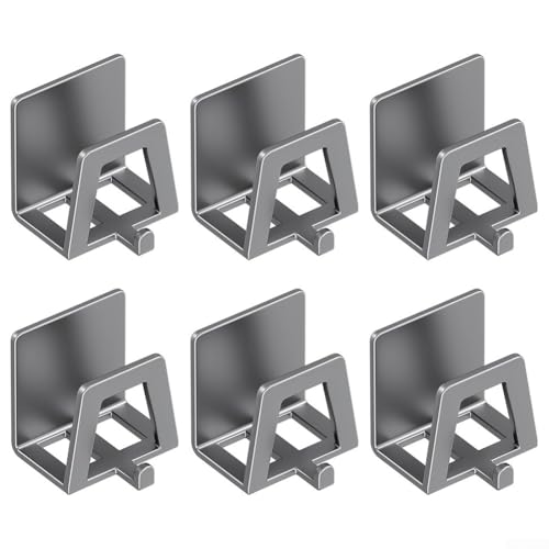 Stilvoller Schwammhalter für Küchenspüle, Edelstahl-Design für effizientes Abtropfen und Aufbewahren (grau) von zeroupshop