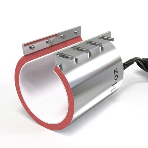 Thermobecher Heat Press Teile mit Silikon-Untersetzer, manuelles Papierzuführsystem (266 ml gerade) von zeroupshop