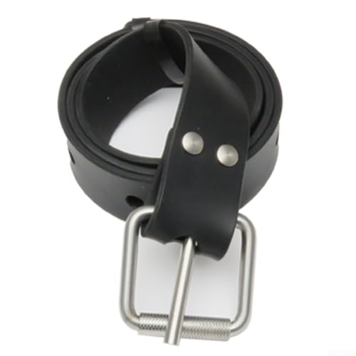Verstellbarer Silikon-Hüftgurt mit Edelstahl-Schnalle, entworfen für Tauchen und Schnorcheln, rutschfester Gewichtsgürtel, kompatibel mit BCD-Zubehör (schwarz) von zeroupshop