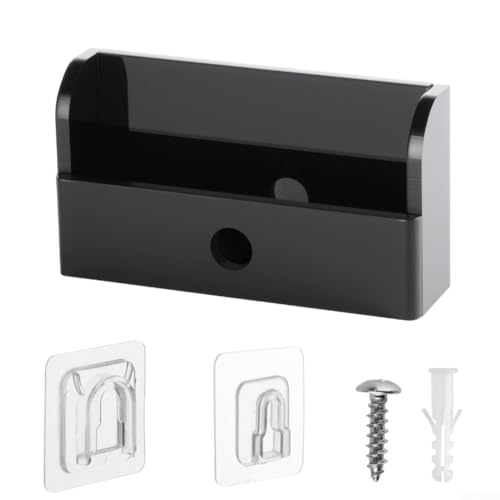 Wandhalterung mit Acryl-Konstruktion für LiftMaster 893LM 893Max 891LM 971LM Controller Sichere und stilvolle Aufbewahrungslösung für Fernbedienungen (schwarz) von zeroupshop