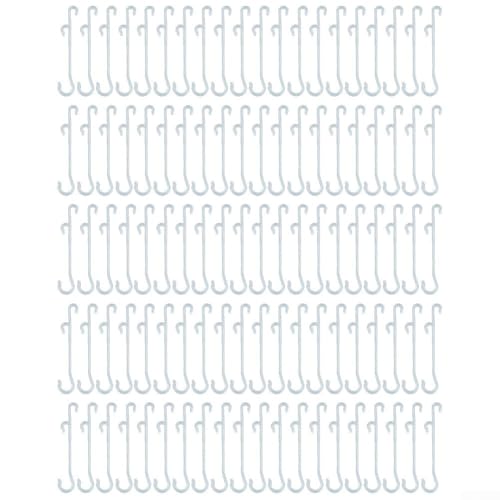 Zeroupshop 100 Stück Pflanzentraining-Haken, Gartenstütz-Clips, wiederverwendbare Rankenclips für Tomaten, Gurken, Trauben, 13 cm/16 cm Zeroupshop 100 Stück Pflanzentraining-Haken, Gartenstütz-Clips, wiederverwendbare Rankenclips für Tomaten, Gurken, Trauben, 13 cm/16 cm von zeroupshop