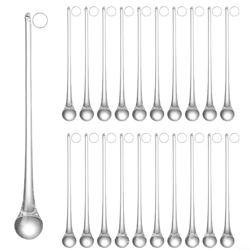 Zeroupshop 20 Stück Glas-Regentropfen-Weihnachtsschmuck-Set, 4 Größen, transparent, Tropfenform, hängende Dekorationen für Baumfenster, Türen und Hochzeitsfeiern, transparente Dekoration (große Kugel) Zeroupshop 20 Stück Glas-Regentropfen-Weihnachtsschmuck-Set, 4 Größen, transparent, Tropfenform, hängende Dekorationen für Baumfenster, Türen und Hochzeitsfeiern, transparente Dekoration (große Kugel) von zeroupshop