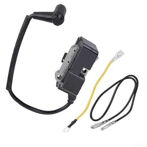 Zeroupshop 3 Stück Kettensäge Zündspule Kit Metall Kunststoff Hochspannung Tasche Ersatzteile für Modelle 365 372 390 385 375 Schwarz von zeroupshop