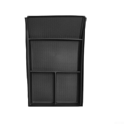 Zeroupshop Auto Mittelkonsole untere Aufbewahrungsbox für C5 2022–2025, schwarzer TPE-Innen-Organizer von zeroupshop