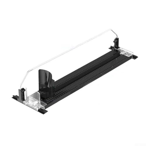 Zeroupshop Getränkedosenspender für Kühlschrank mit Schieberegler, selbstauffüllender Getränkehalter für Zuhause, Kühlschrank, 380–390 mm von zeroupshop