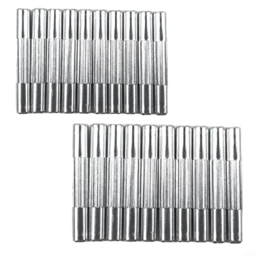 Zeroupshop Klapphaken Pin und Schnalle Befestigungsschraube für M365 Pro 1S Elektroroller, leichte Eisenkonstruktion, sichere Taschenbefestigung (Pin 1, 20 Stück, Silber) von zeroupshop