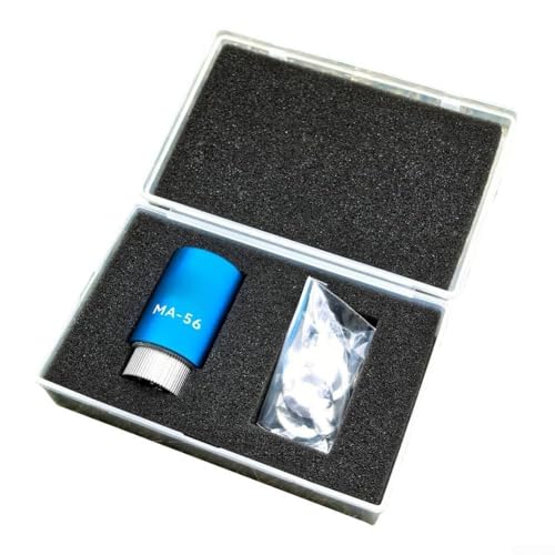 Zeroupshop Kurzwellen-Antennenfuß MA56, kompatibel mit 5 6 m M10-Gewindestangen, hergestellt aus leichter eloxierter Aluminiumlegierung für zuverlässige Leistung (MA-56 blau) von zeroupshop