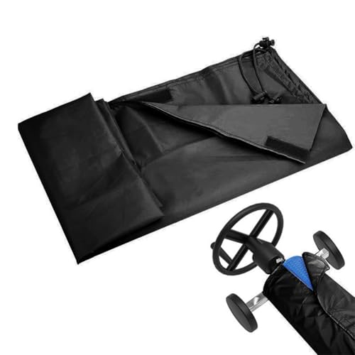 Zeroupshop Poolabdeckung Rollenschutzsystem Solar-Decke Rollenabdeckung Wetterbeständiges Oxford-Material für Außenpool 6,1 m von zeroupshop