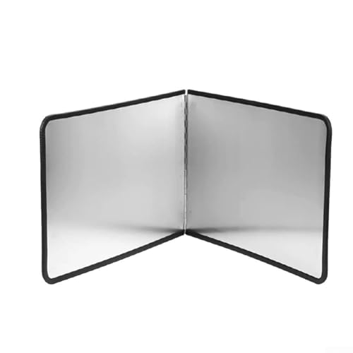 Zeroupshop Tragbarer Spritzschutz Spritzschutz, Edelstahl-Schallwand zum Kochen, Fettspritzschutz für Braten, Herd, Backsplash-Schutz, Küche (A) von zeroupshop