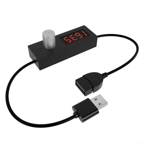 Zeroupshop Tragbarer USB-Timer-Steuerschalter mit LCD-Display, 24-Stunden-Countdown-Timer-Steckdose, programmierbarer Power-Off-Controller für Elektronik Zeroupshop Tragbarer USB-Timer-Steuerschalter mit LCD-Display, 24-Stunden-Countdown-Timer-Steckdose, programmierbarer Power-Off-Controller für Elektronik von zeroupshop