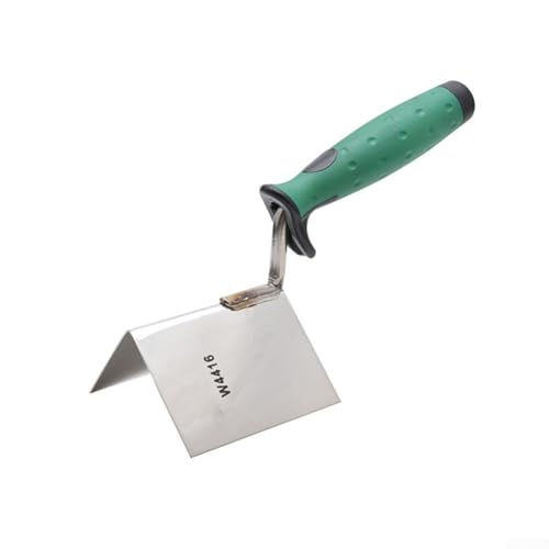 Zeroupshop Trockenbau-Eckwerkzeug-Set, Edelstahl, biegbar, 90 Grad Winkel, Verputzen mit ergonomischem Gummigriff für Mauerwerk, Bau, Renovierung, Heimwerker-Projekte (außen 1 Stück) von zeroupshop