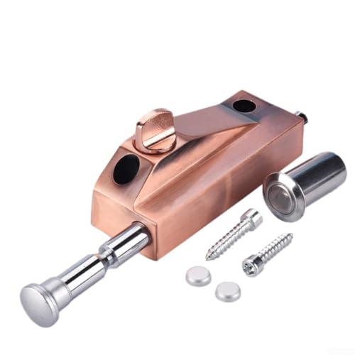 Zeroupshop Türschloss aus Aluminiumlegierung, Bodenfederriegel für Glas-Badezimmer- oder Ladentüren mit sicherem Verriegelungsmechanismus und reibungsloser Bedienung, einfache Installation (Rotbronze) Zeroupshop Türschloss aus Aluminiumlegierung, Bodenfederriegel für Glas-Badezimmer- oder Ladentüren mit sicherem Verriegelungsmechanismus und reibungsloser Bedienung, einfache Installation (Rotbronze) von zeroupshop
