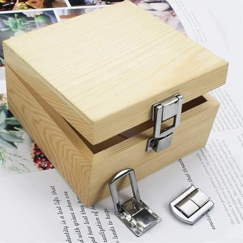 Zinklegierung Box Latch Clasp Set 10 Stück für Schmuck und Erinnerungsbox Anwendungen Zinklegierung Box Latch Clasp Set 10 Stück für Schmuck und Erinnerungsbox Anwendungen von zeroupshop