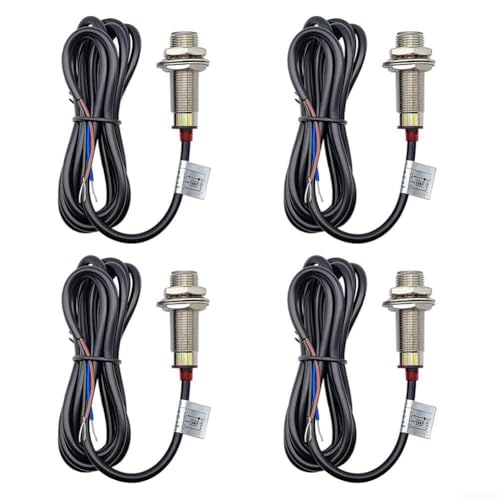 zeroupshop NJK-5002C Hall-Effekt-Näherungssensor-Schalter, NPN, normalerweise offen, 10 mm, Erkennungsabstand mit Magnet, 3 Drähte (braun, blau, schwarz) von zeroupshop
