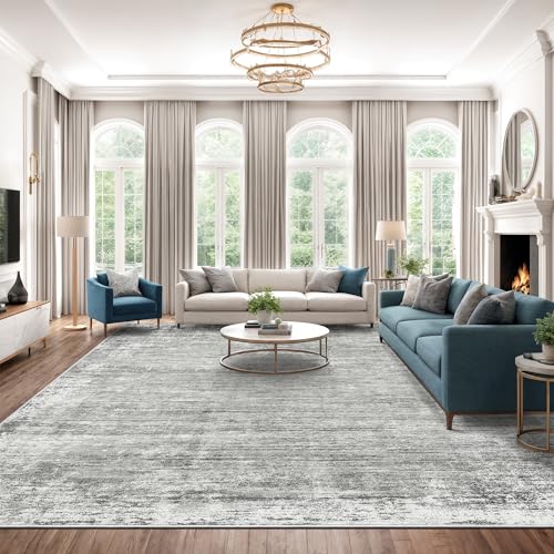 zesthome Teppich, groß, modern, abstrakt, waschbar, niedriger Flor, Wohnzimmerteppich, weich, rutschfest, für den Innenbereich, fusselfrei, für Schlafzimmer, Esszimmer, Wohnzimmer, Bauernhaus zesthome Teppich, groß, modern, abstrakt, waschbar, niedriger Flor, Wohnzimmerteppich, weich, rutschfest, für den Innenbereich, fusselfrei, für Schlafzimmer, Esszimmer, Wohnzimmer, Bauernhaus von zesthome
