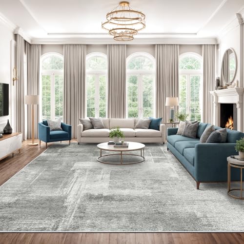 zesthome Teppich, groß, modern, abstrakt, waschbar, niedriger Flor, Wohnzimmerteppich, weich, rutschfest, für den Innenbereich, fusselfrei, für Schlafzimmer, Esszimmer, Wohnzimmer, Bauernhaus zesthome Teppich, groß, modern, abstrakt, waschbar, niedriger Flor, Wohnzimmerteppich, weich, rutschfest, für den Innenbereich, fusselfrei, für Schlafzimmer, Esszimmer, Wohnzimmer, Bauernhaus von zesthome