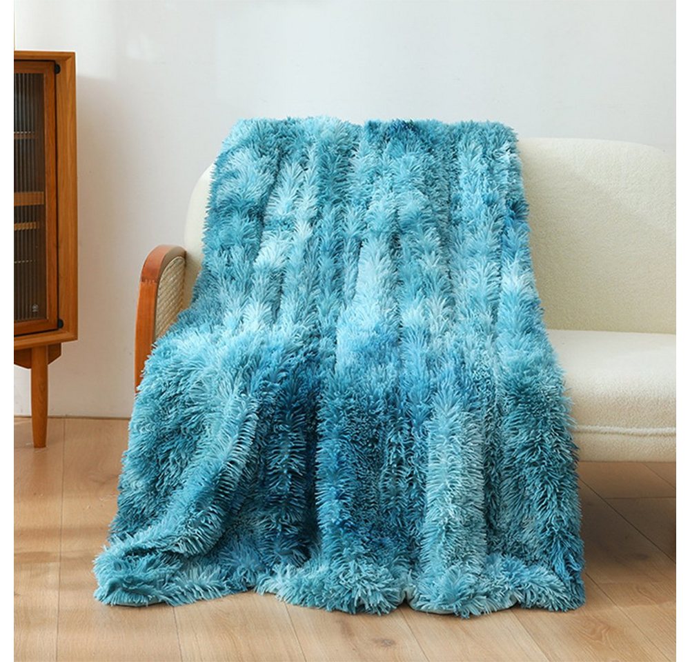 Wohndecke Kuscheldecke, Flauschige Decke, Wendedecke mit Langen Haaren, zggzerg von zggzerg