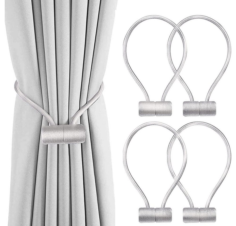 zggzerg Raffhalter 4 Stück Magnetische Vorhang Raffhalter, Gardinen Halter mit Magneten zggzerg Raffhalter 4 Stück Magnetische Vorhang Raffhalter, Gardinen Halter mit Magneten von zggzerg