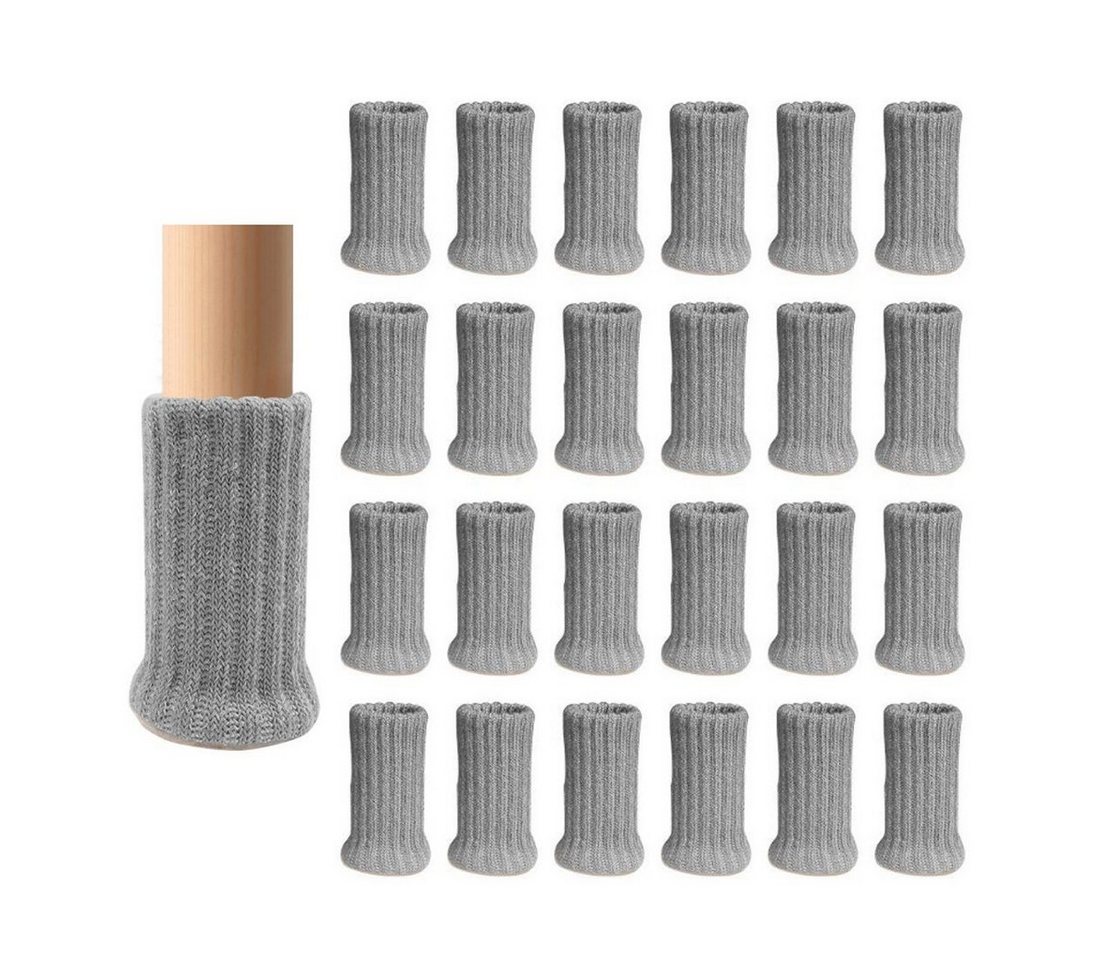 zggzerg Tischbein 24 Stück Stuhlbeinsocke Möbel Socken mit Fühlte Pads, Schutz Stuhl von zggzerg