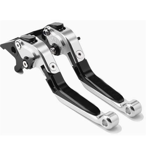 zhaichuhuozuiduo CNC-verstellbare Kupplungs- Und Bremshebel Für KA&WASAKI W800 Cafe (2019–2021, W800/SE (2012–2016)(Style M) von zhaichuhuozuiduo