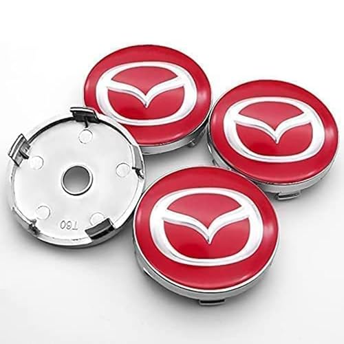 zhangqin Nabendeckel für Mazda- 2 3 6 MX-5 MX-30 CX-3 CX-8 CX-9 60MM,Nabenkappen Radnabenabdeckung Radkappen,Felgendeckel Ersatz Radnabenkappen Felgendeckel Auto Außen Mittelradkappe,C zhangqin Nabendeckel für Mazda- 2 3 6 MX-5 MX-30 CX-3 CX-8 CX-9 60MM,Nabenkappen Radnabenabdeckung Radkappen,Felgendeckel Ersatz Radnabenkappen Felgendeckel Auto Außen Mittelradkappe,C von zhangqin