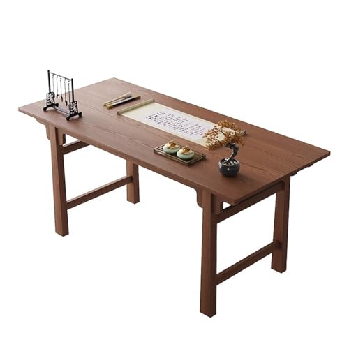 Bürotisch Schreibtisch aus massivem Holz, PC-Tisch, chinesischer ästhetischer for das Home Office Laptop-Gaming-Tisch(XL) von zhangrui1888