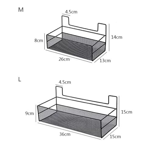 Duschablage 2er-Pack Badezimmer-Duschregale, wandmontierter Duschregal-Organizer, kein Bohren erforderlich, Duschaufbewahrungskorb aus Metalldraht for Badezimmer, Küche, Wohnzimmer Handtuchhalter(Schw von zhangrui1888