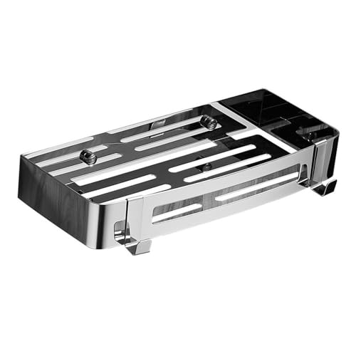 Duschablage Duschablage mit 2 beweglichen Haken, selbstklebendes Duschregal for Aufhängen, Duschregal aus Edelstahl ohne Bohren, an der Wand montierte Badezimmer-Organizer und -Aufbewahrung Handtuchha Duschablage Duschablage mit 2 beweglichen Haken, selbstklebendes Duschregal for Aufhängen, Duschregal aus Edelstahl ohne Bohren, an der Wand montierte Badezimmer-Organizer und -Aufbewahrung Handtuchha von zhangrui1888