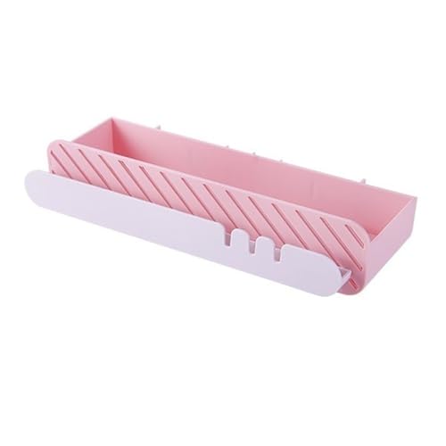 zhangrui1888 Duschablage Duschablage, Duschregal aus Kunststoff ohne Bohren, Selbstklebender, wandmontierter Dusch-Organizer for Küche und Bad, Blau/Rosa Handtuchhalter(Pink) von zhangrui1888