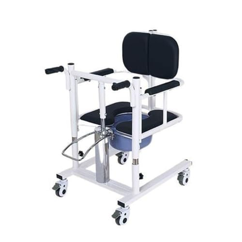zhangrui1888 Faltbarer Rollator Multifunktionale Bettruhe for die ganze Familie, Pflegesitze for Behinderte und ältere Menschen, Duschstühle Tragbarer Gehwagen für Senioren von zhangrui1888