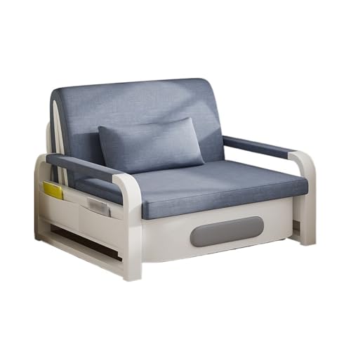 zhangrui1888 Schlafsofa Modernes faltbares Schlafsofa mit Armlehnen, verstellbares Liegesofa, Loveseat, Schlafsessel mit Kissen for das Wohnzimmer Klappbett von zhangrui1888