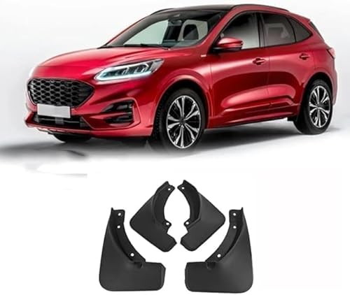 zhangttt 4-Piece Car Mud Flaps Set Für Ford Kuga Escaps St-line-2020-2023 - Front/Rear Splash Guards, No-Drill All-Weather Mudguards with Mounting Screws zhangttt 4-Piece Car Mud Flaps Set Für Ford Kuga Escaps St-line-2020-2023 - Front/Rear Splash Guards, No-Drill All-Weather Mudguards with Mounting Screws von zhangttt